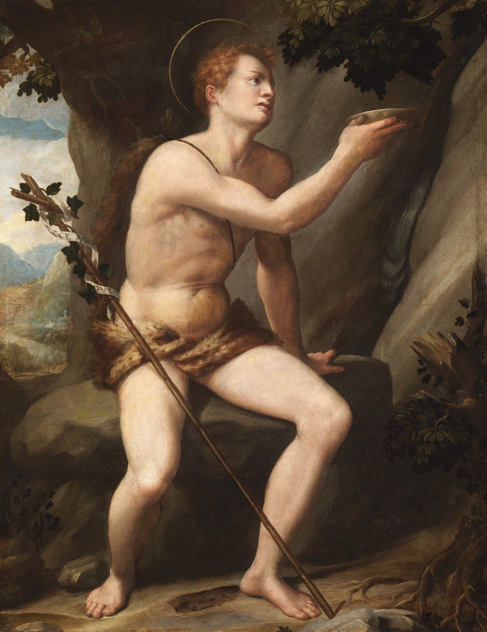 Saint John the Baptist by Alessandro Allori