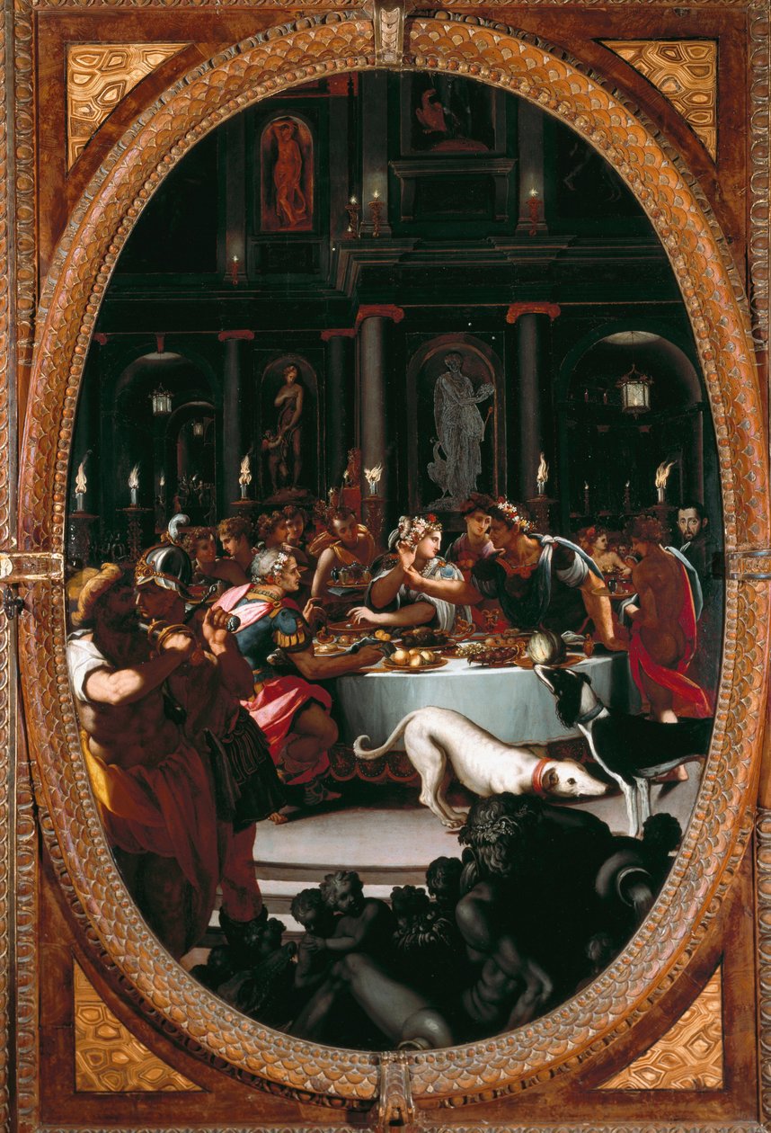 The Banquet of Cleopatra by Alessandro Allori