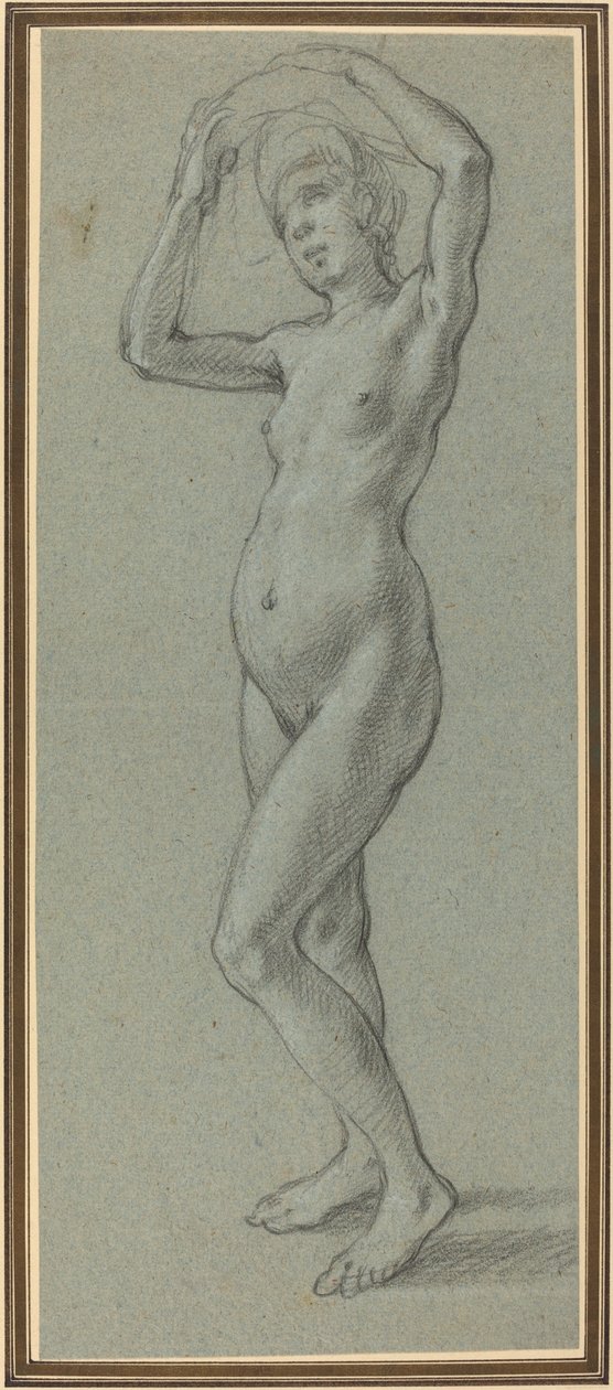 Study of a Female Nude by Alessandro Casolani
