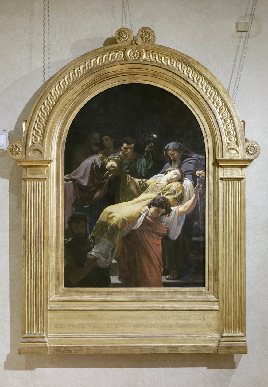 Transport of Saint Stephen by Alessandro Franchi