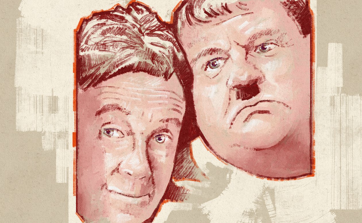 Stan Laurel and Oliver Hardy (illustration) by Alessandro Lonati