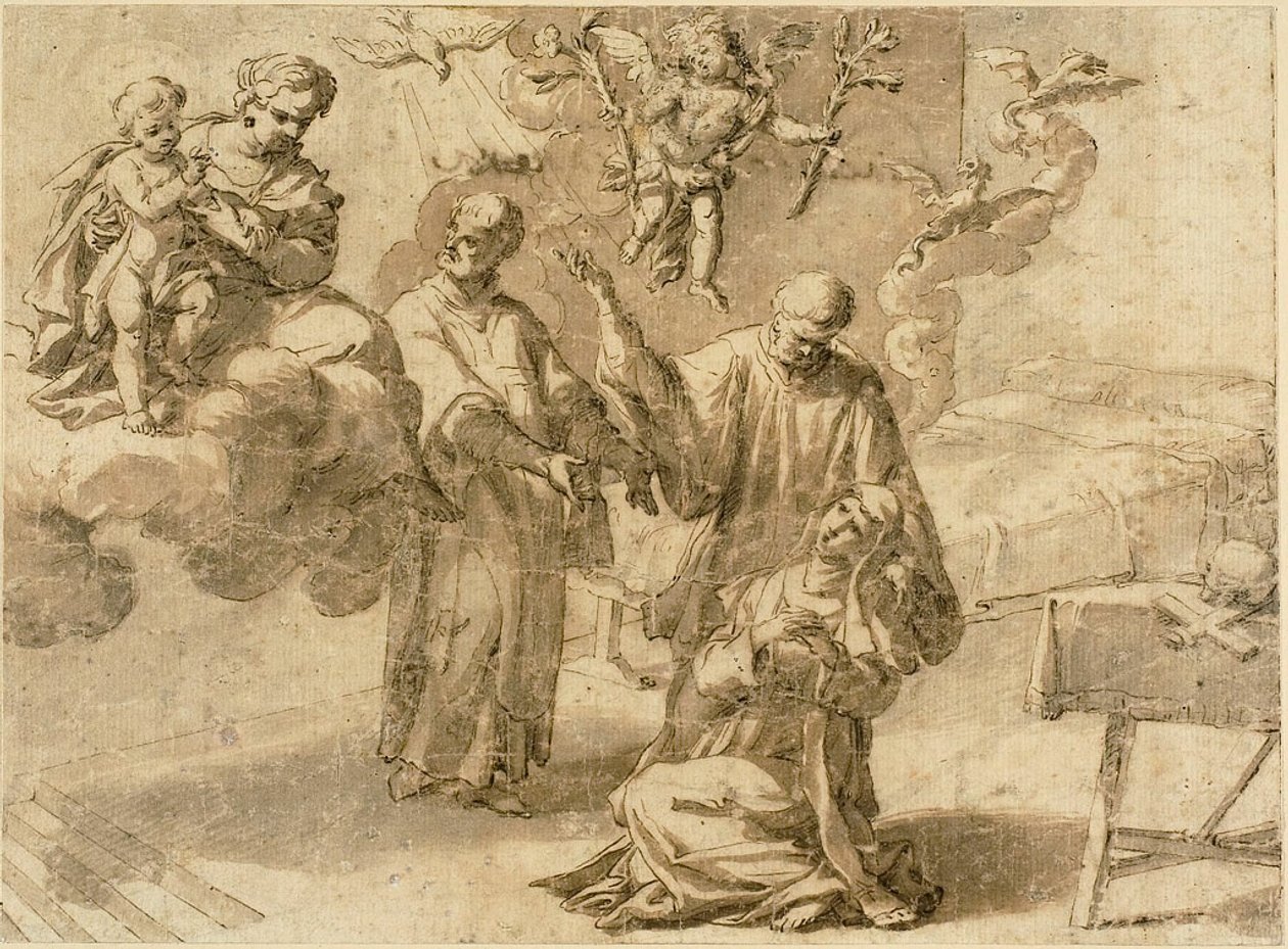 Vision of Saint Catherine of Siena by Alessandro Turchi