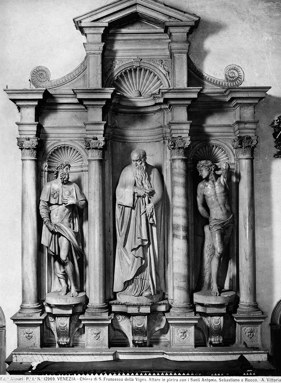 Altar, Montefeltro Chapel by Alessandro Vittoria