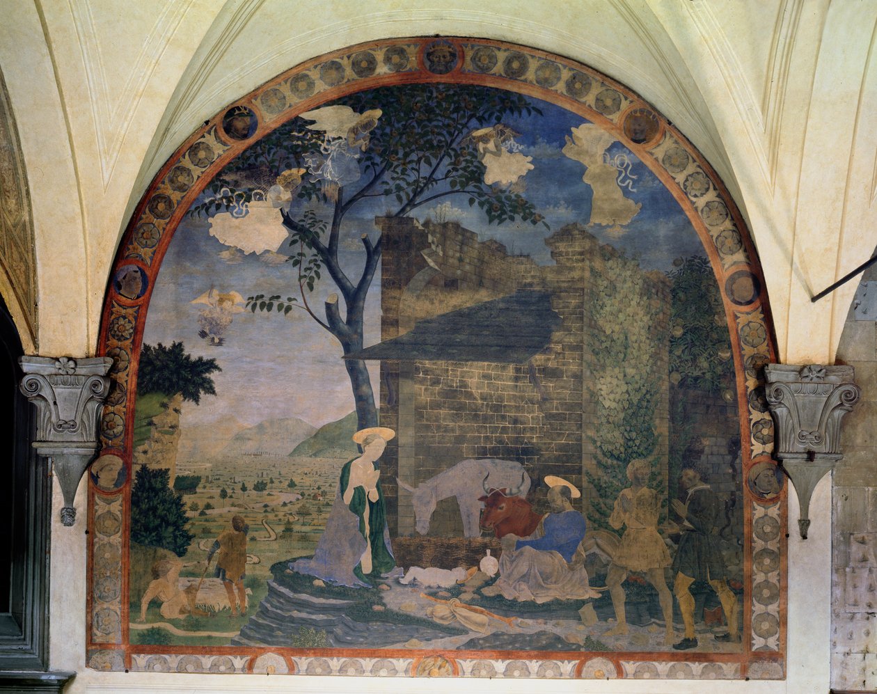 The Nativity by Alesso Baldovinetti