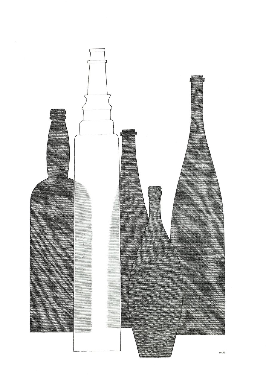 Bottles (Essolube) by Alex Dunn