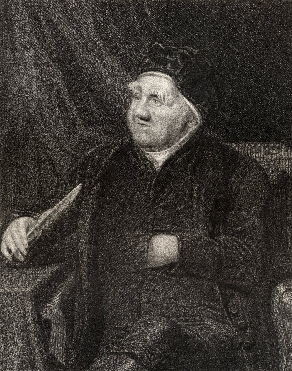 Samuel Parr, engraved by John Cochran, from 