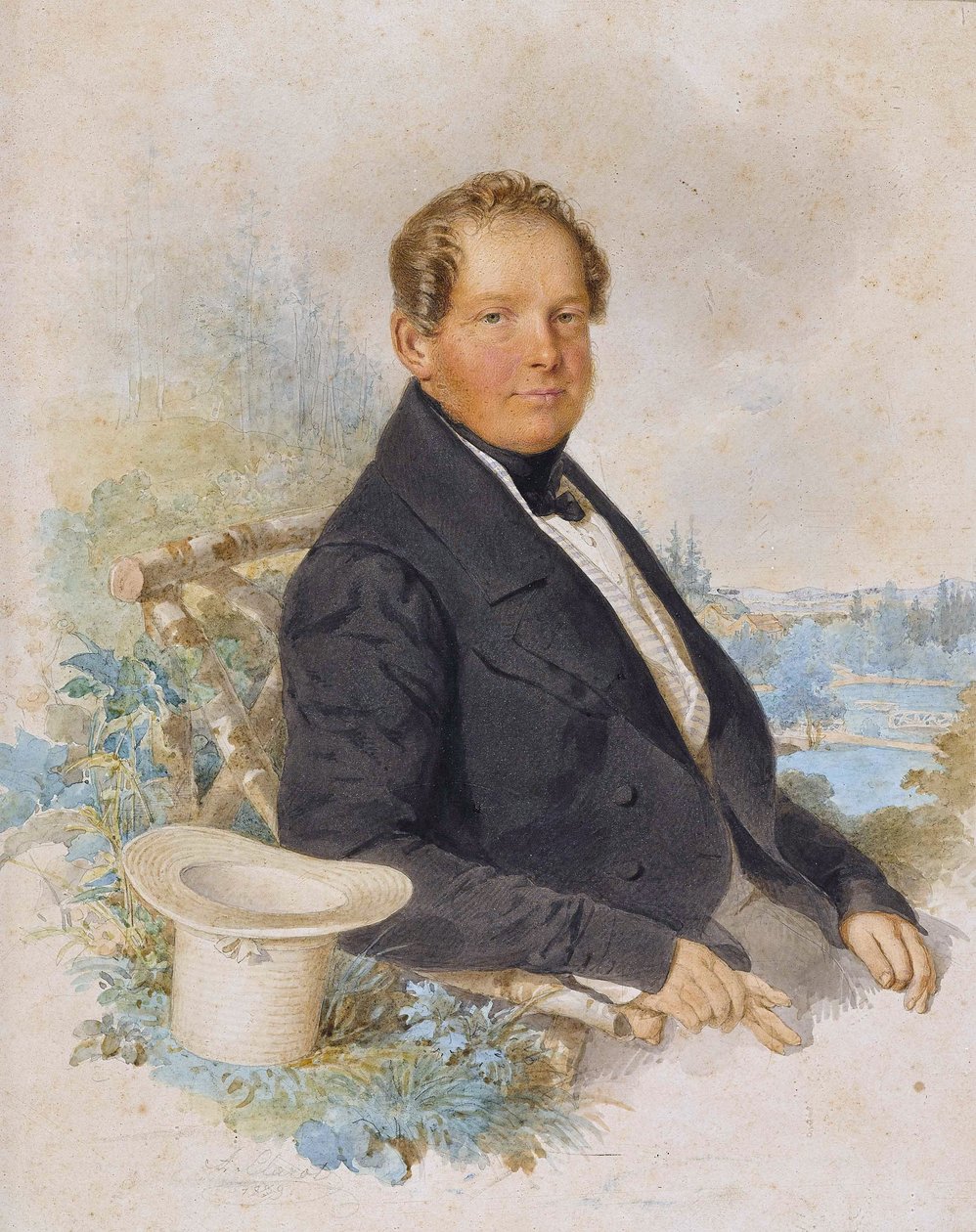 Crown Prince Friedrich Wilhelm of Prussia by Alexander Clarot