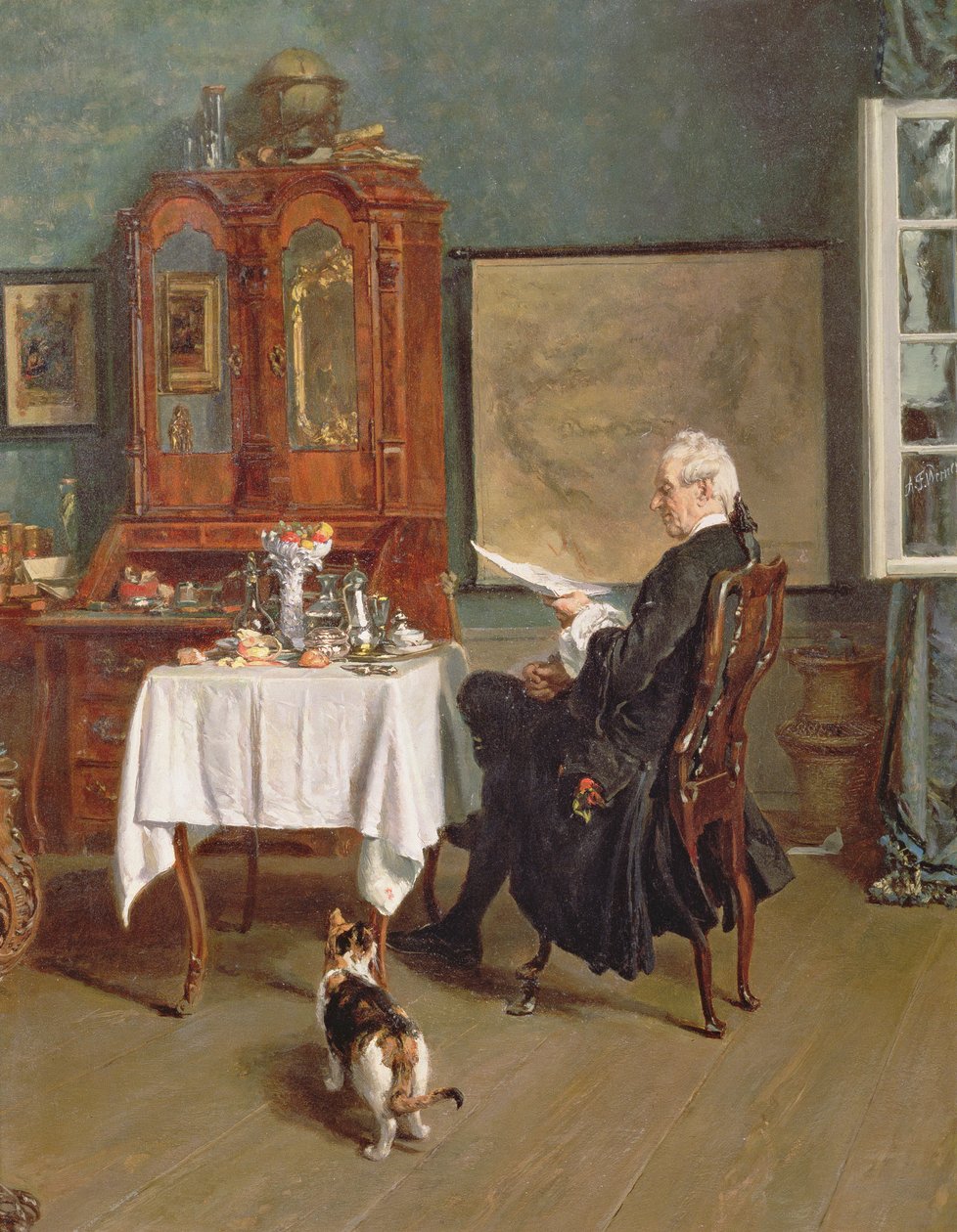 The Actuary at Breakfast by Alexander Friedrich Werner