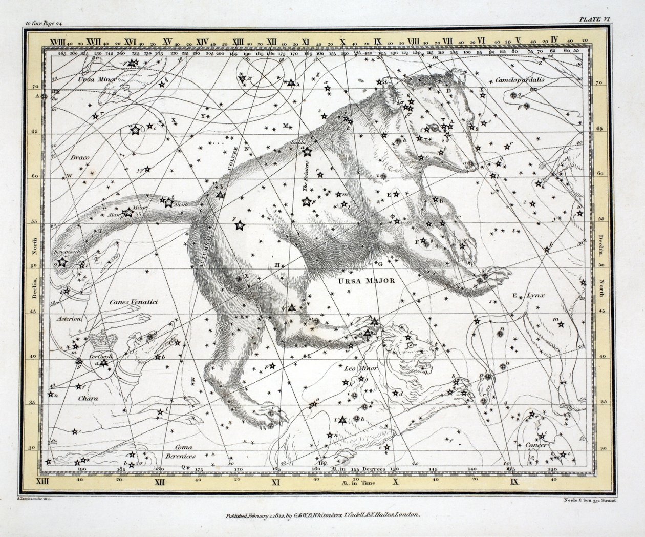 The Constellations (Plate VI) Ursa Major by Alexander Jamieson