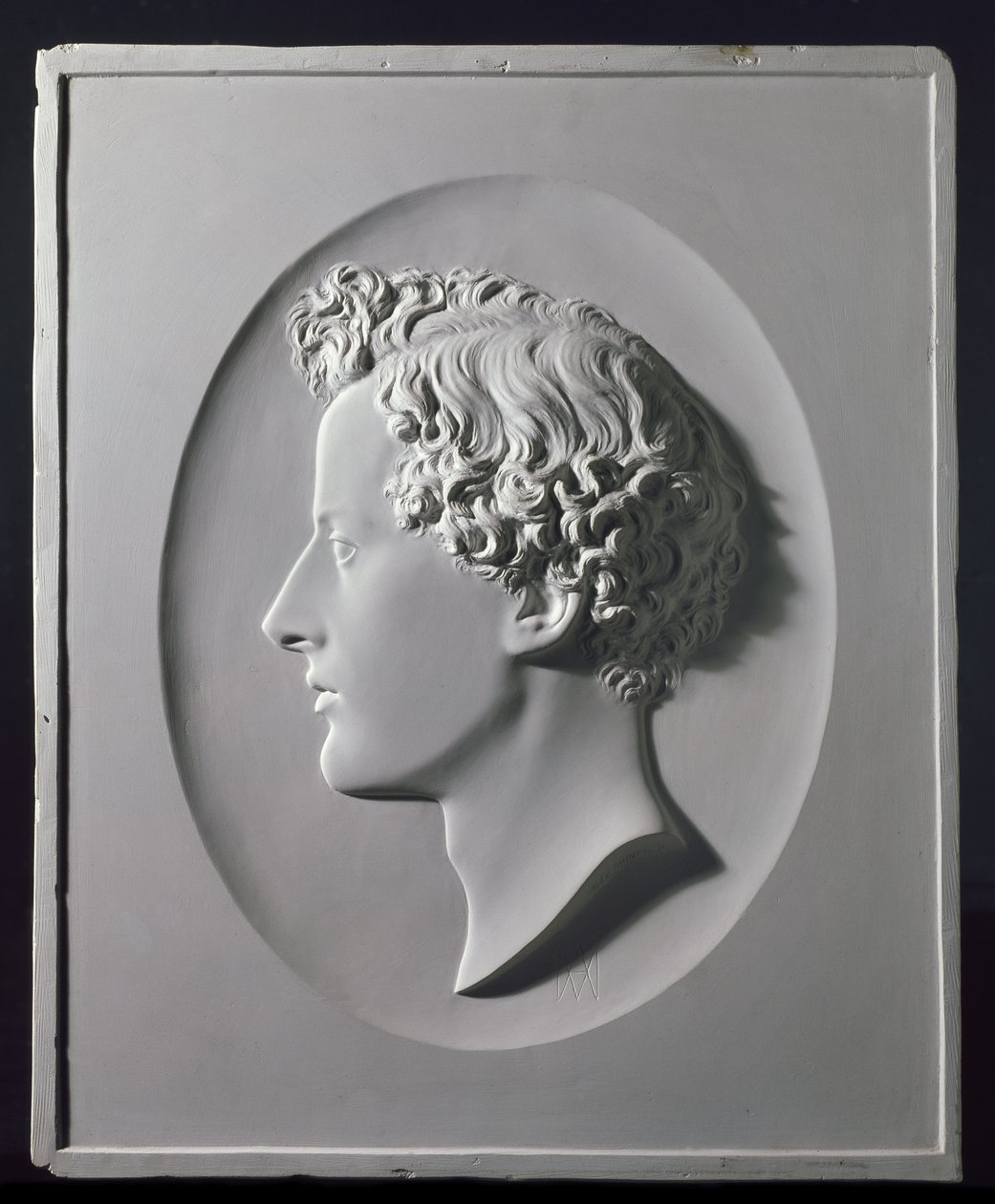 Profile Portrait of John Everett Millais by Alexander Munro