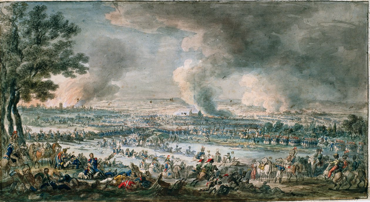 The French Army Crossing Berezina by Alexander Osipovich Orlowski