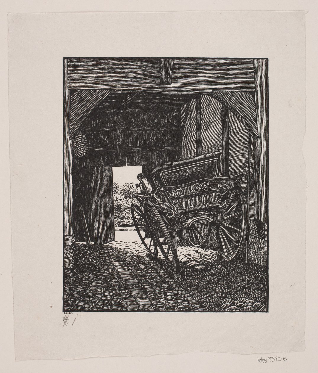 A Carriage Gate by Alexander Blom