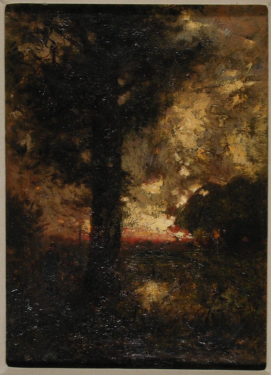 Landscape with figure, c.1890 by Alexander Helwig Wyant
