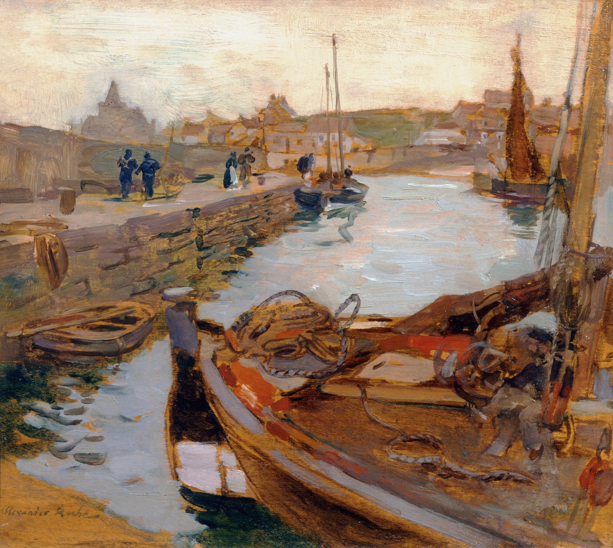 The Harbour, St. Monance by Alexander Ignatius Roche