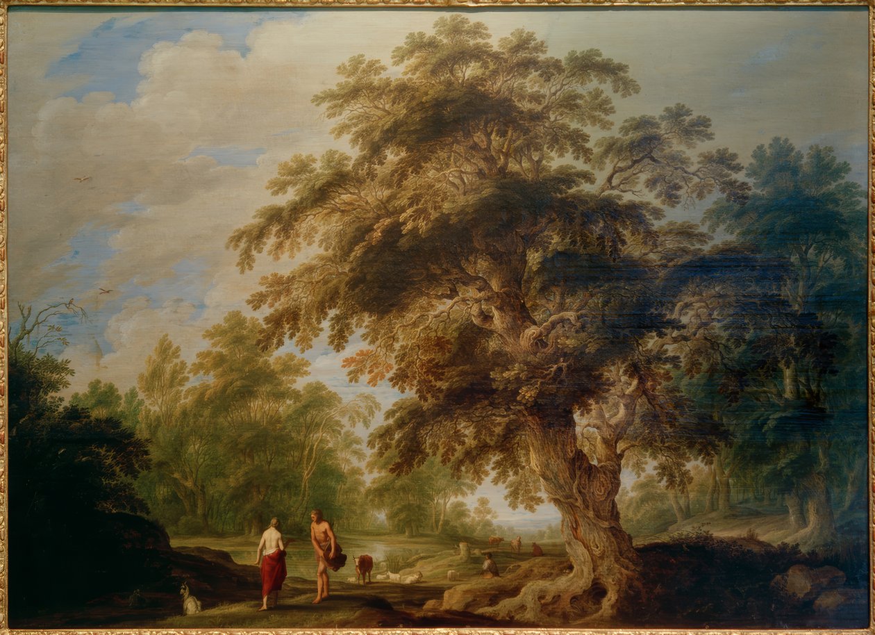 Landscape with Apollo and the Cumaean Sibyl by Alexander Keirncx