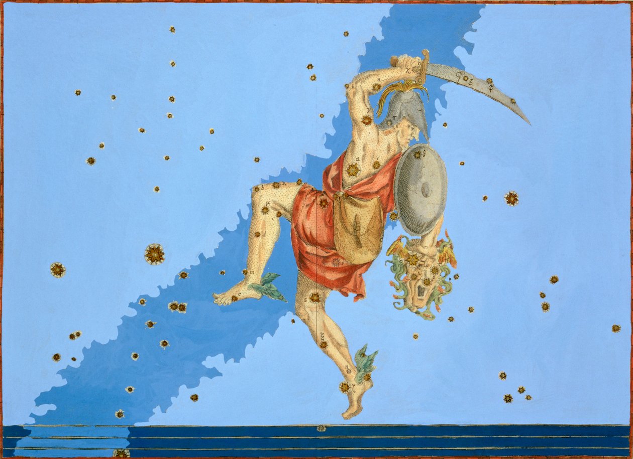 Constellation of Perseus, 1603 by Alexander Mair