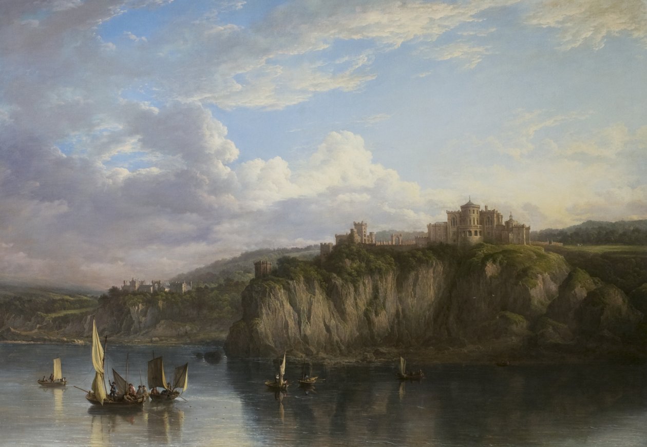 Culzean Castle from the Sea by Alexander Nasmyth