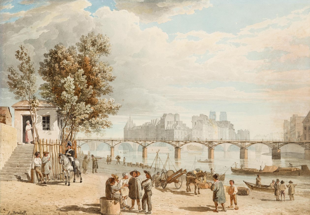View of Paris by Alexander Pavlovich Briullov