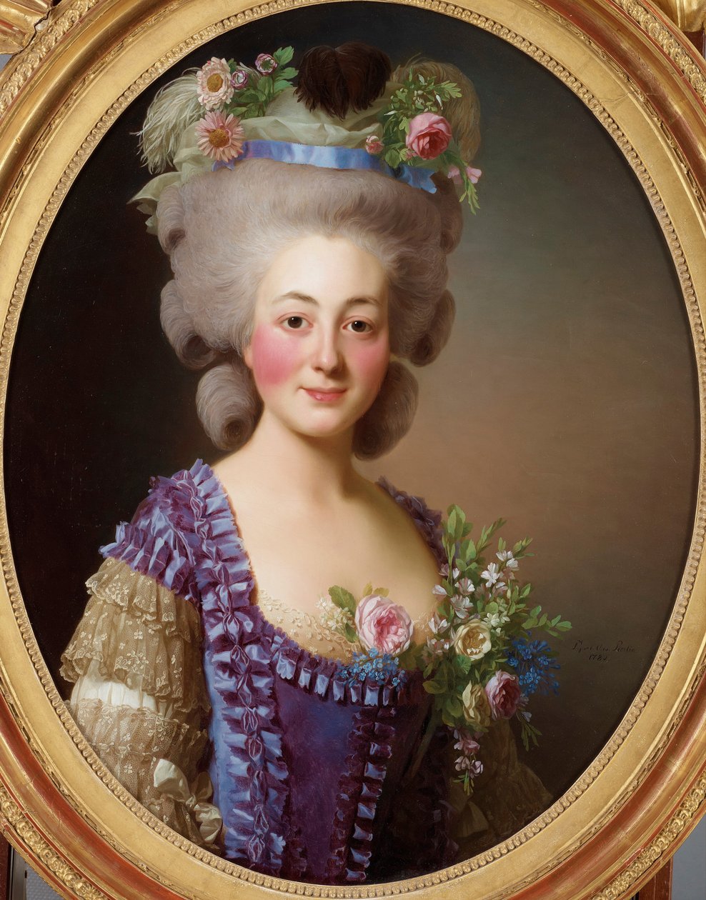 Portrait of Countess de Bavière-Grosberg by Alexander Roslin