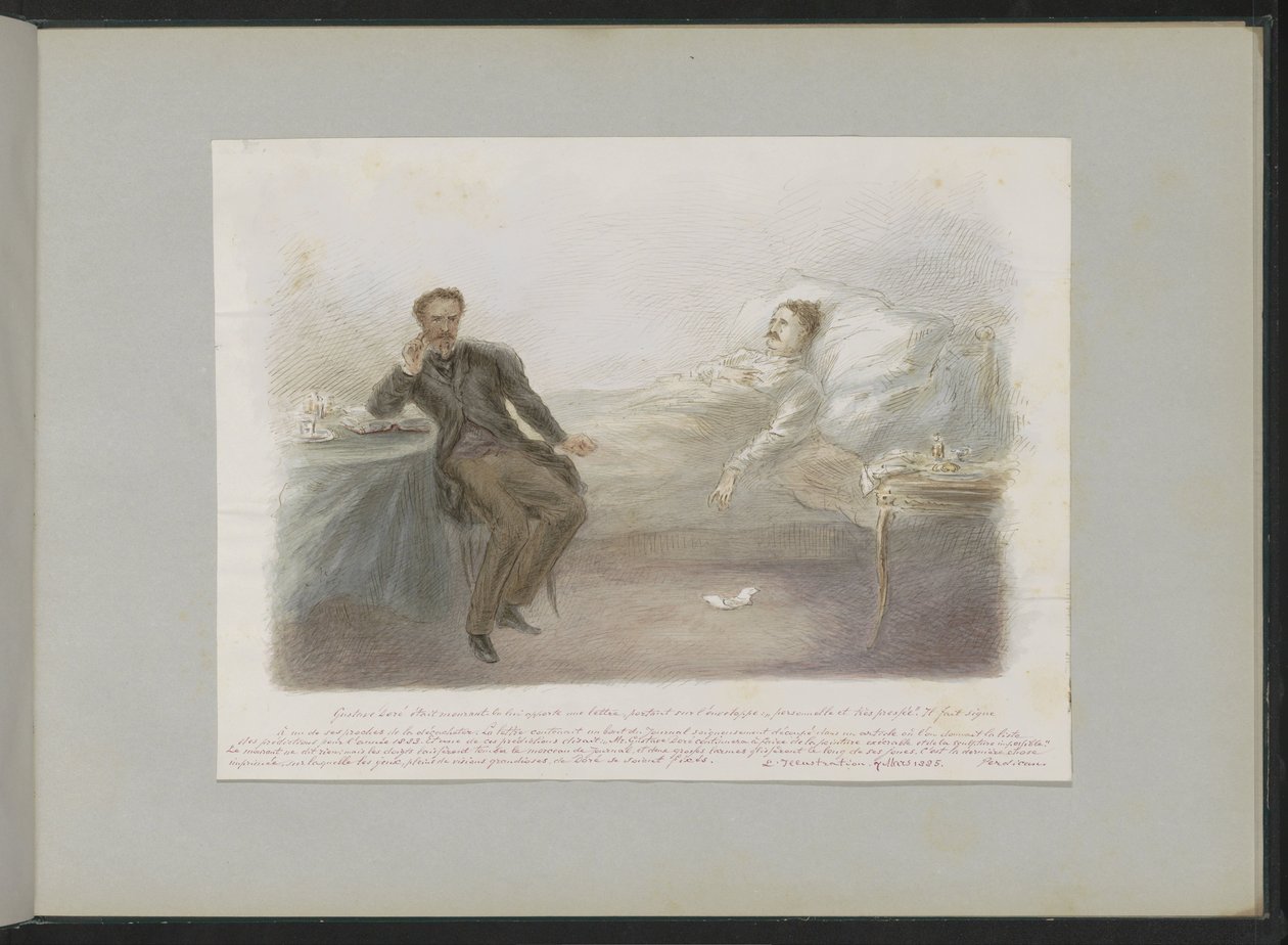 Gustave Doré on His Deathbed by Alexander Ver Huell