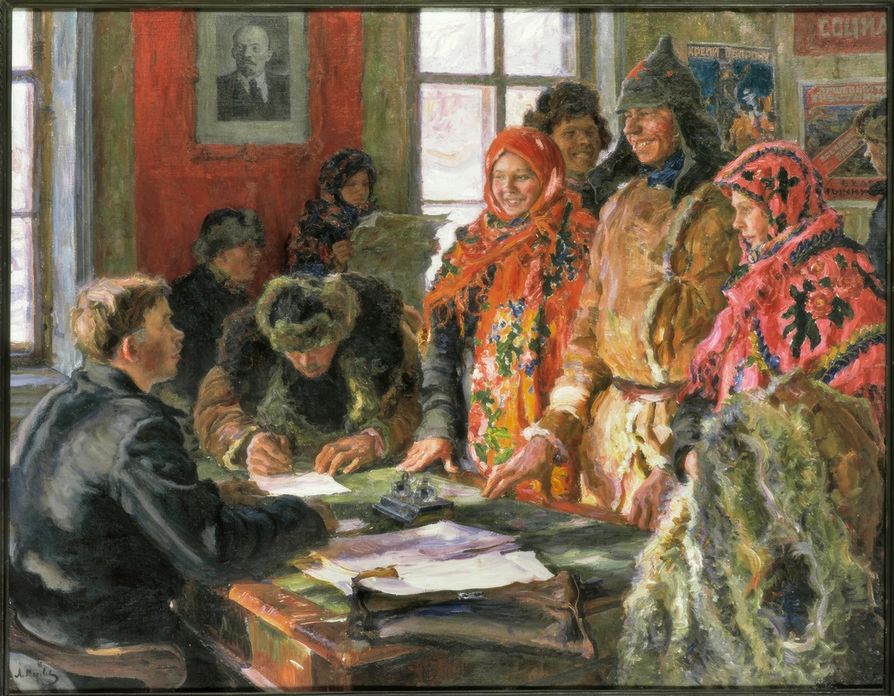 At the District Registry Office by Alexander Viktorowitsch Morawow