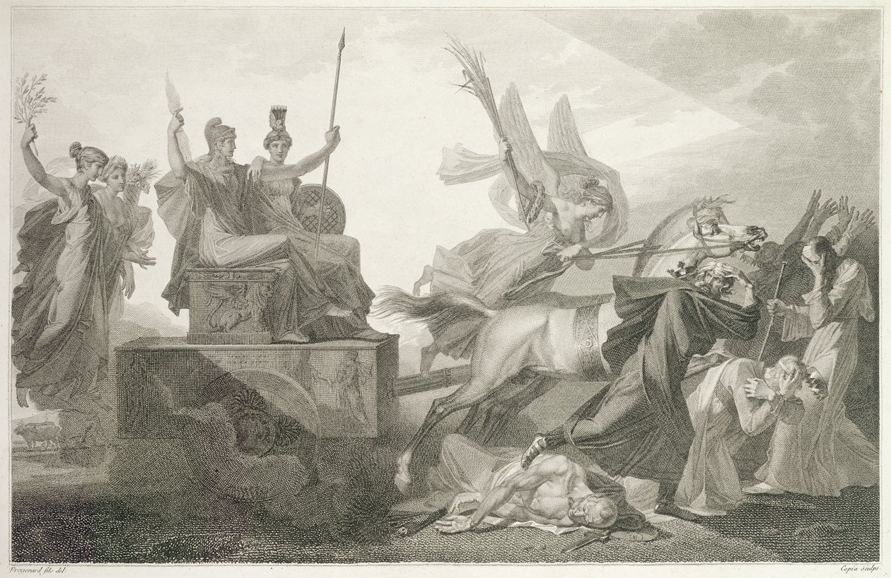 Republique Francais, engraved by Jacques Louis Copia by Alexandre Evariste Fragonard