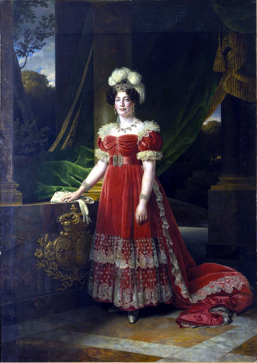 Portrait of Marie Thérèse of France, Duchess of Angoulême (1778-1851) by Alexandre Francois Caminade