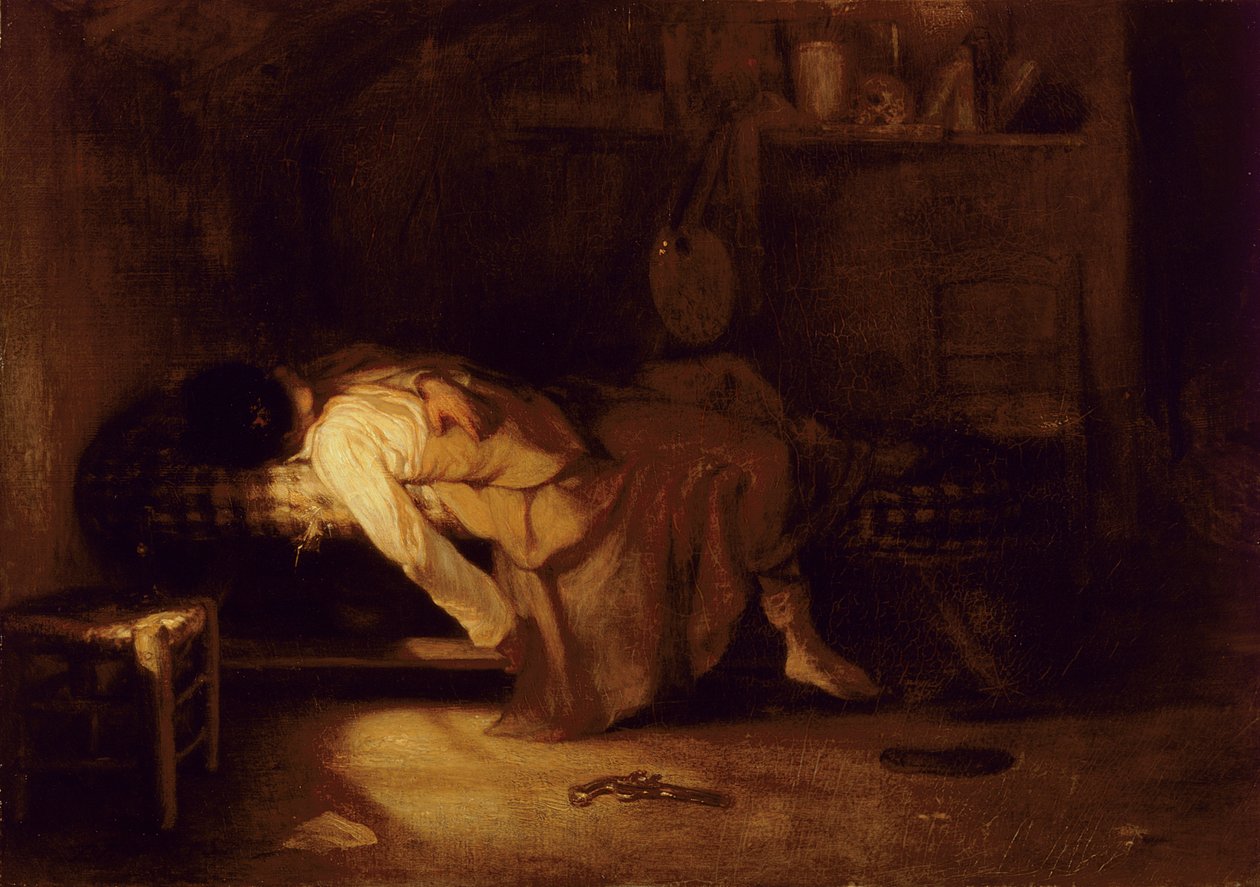 The Suicide by Alexandre Gabriel Decamps
