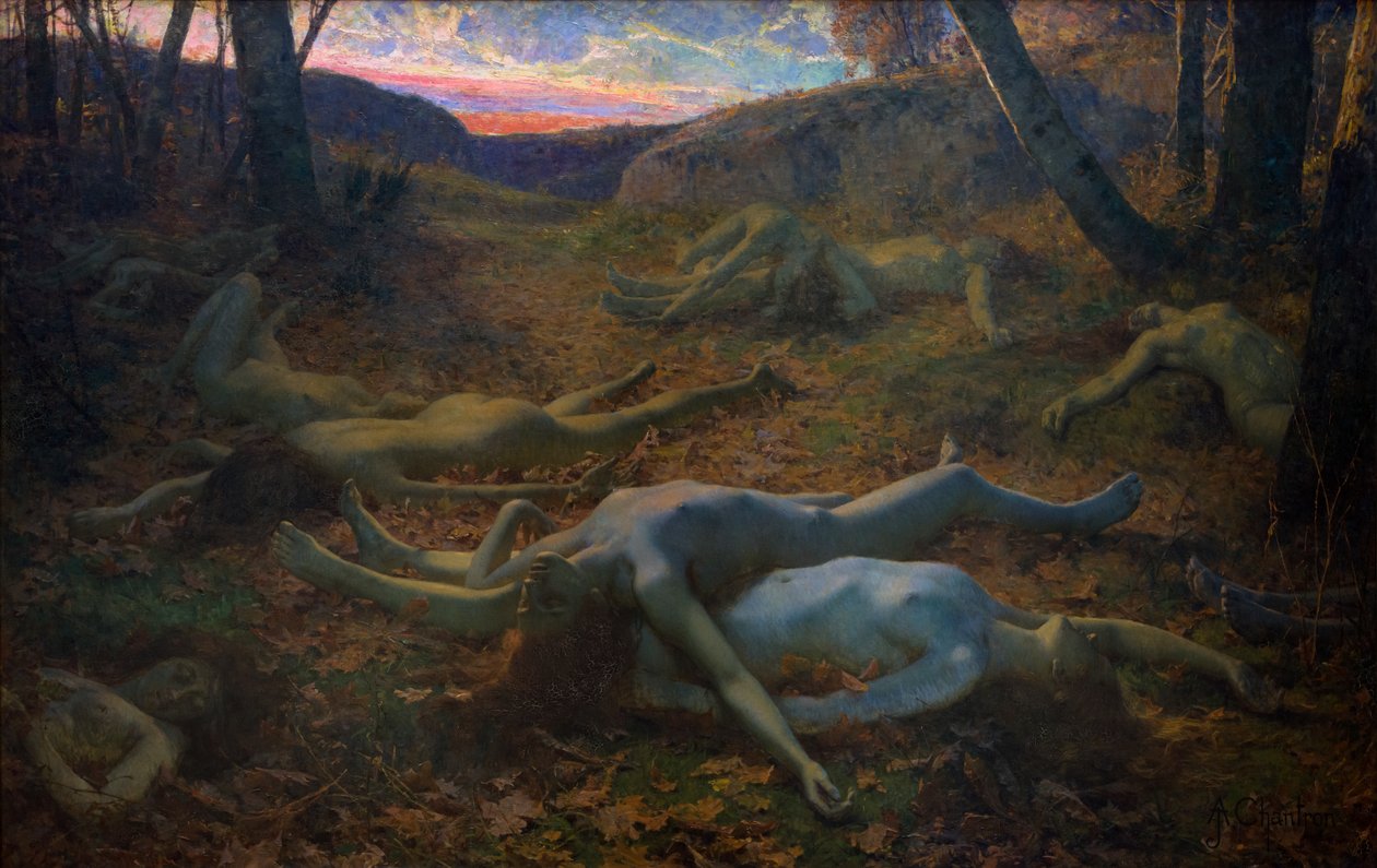 Dead Leaves! by Alexandre Jacques Chantron