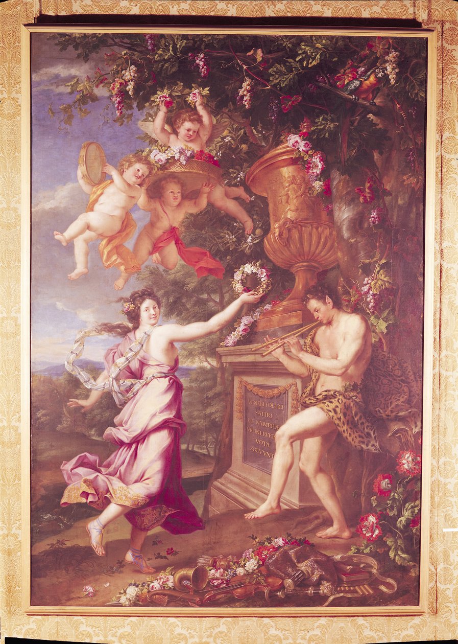 The Dance of a Nymph and a Satyr by Alexandre Ubelesqui