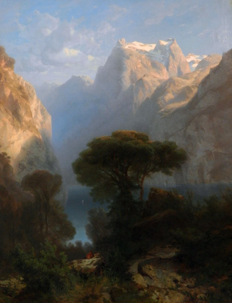 Lake Lucerne (1853) by Alexandre Calame