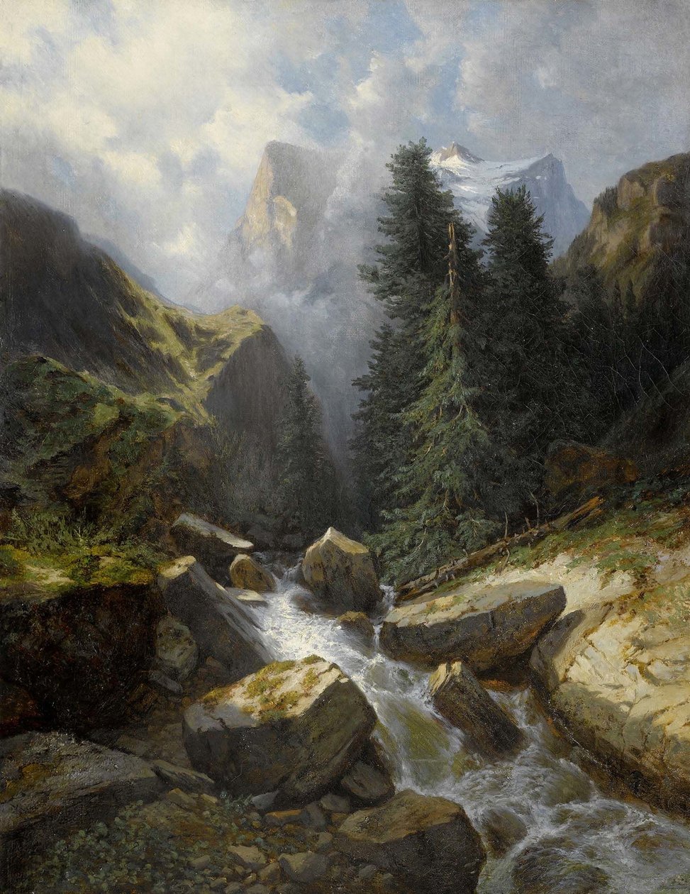 Rosenlaui by Alexandre Calame