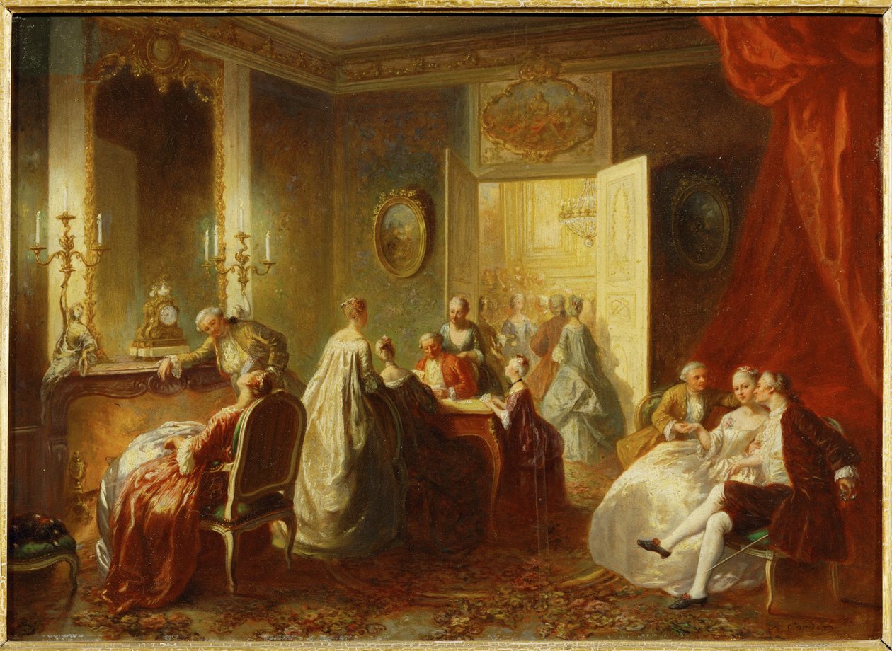 After Dinner Entertainment in the 18th Century by Alexandre Couder