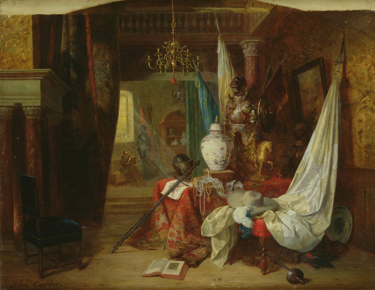 Interior, Romantic Bric-a-Brac by Alexandre Couder