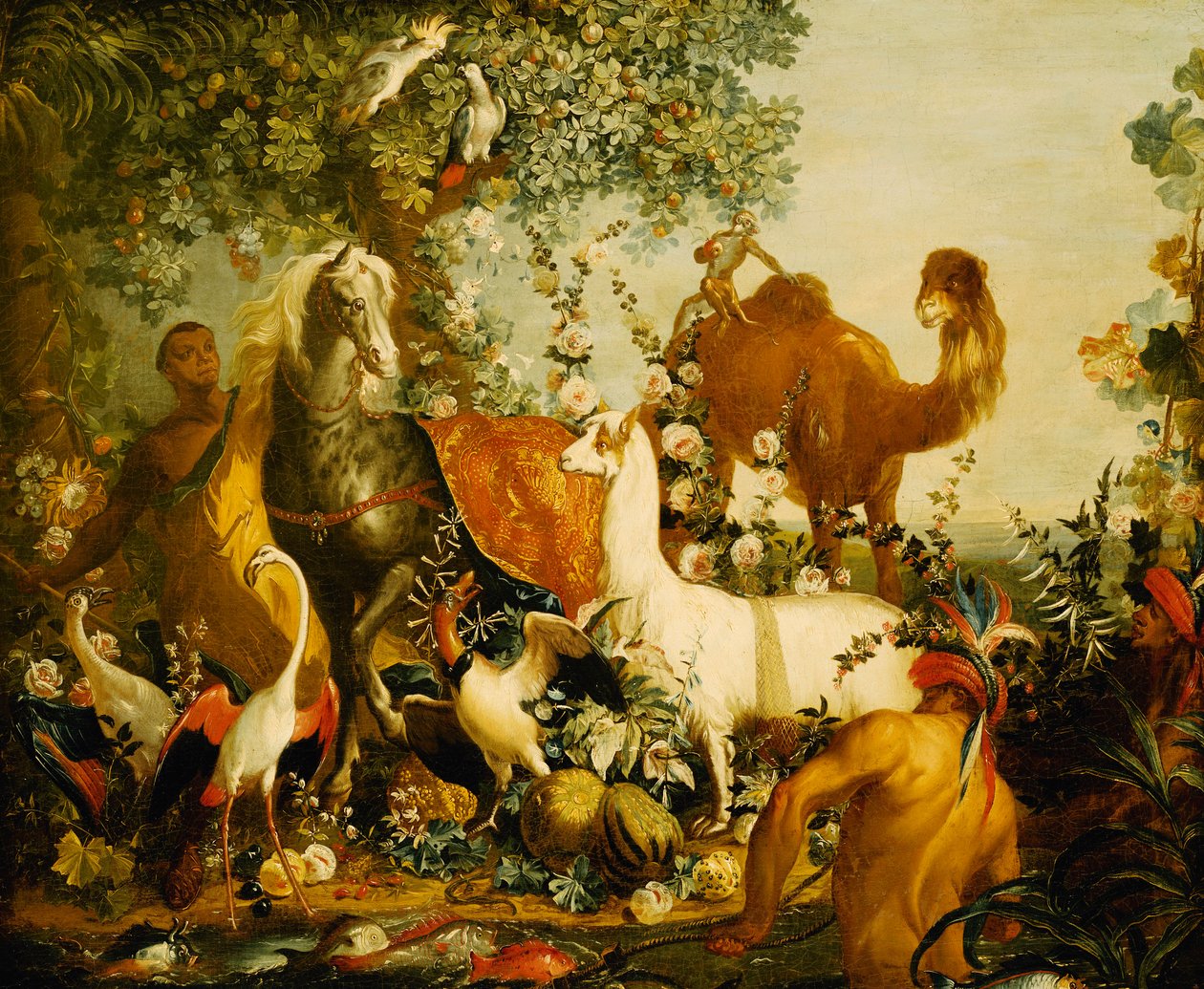 An Allegory of Asia by Alexandre Francois Desportes