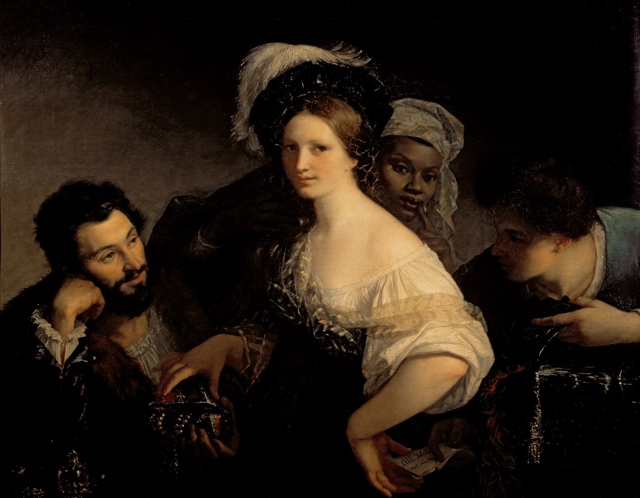 The Young Courtesan by Alexandre Francois Xavier Sigalon