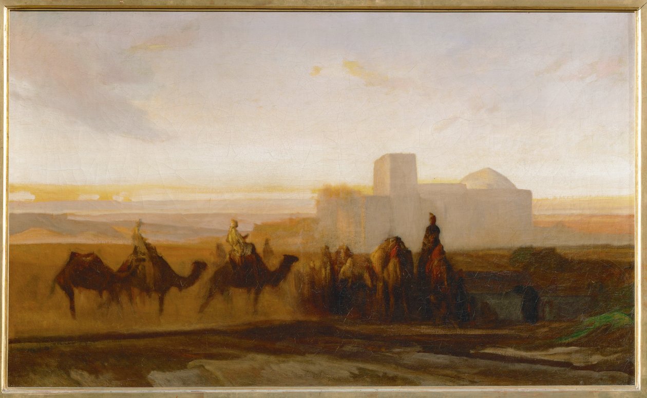 The Caravan by Alexandre Gabriel Decamps