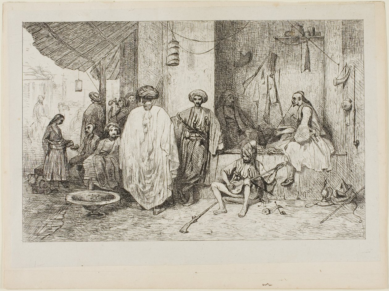 Turkish Guard House by Alexandre Gabriel Decamps