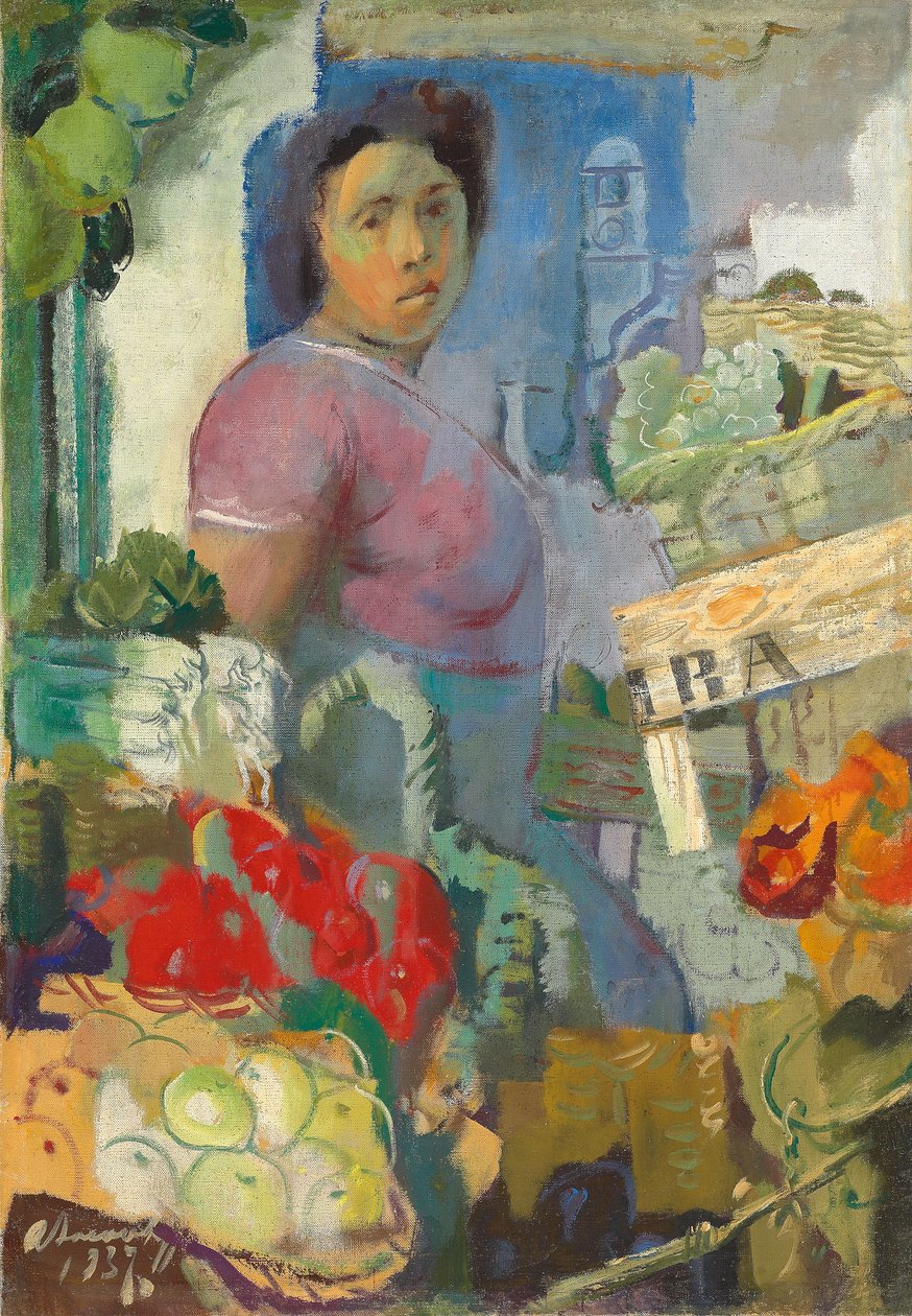 The Fruit Seller by Alexandre Iacovleff