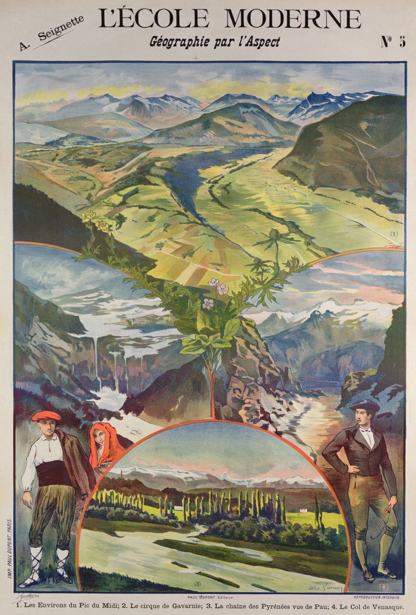 Pyrenees poster by Alexandre Lunois