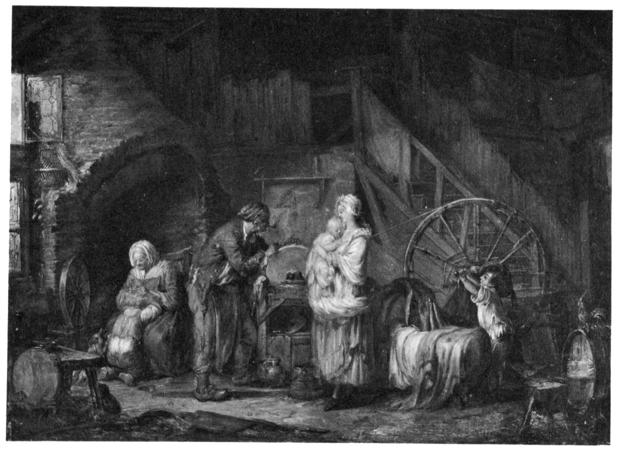 The Knife Grinder and his Family by Alexandre Moitte