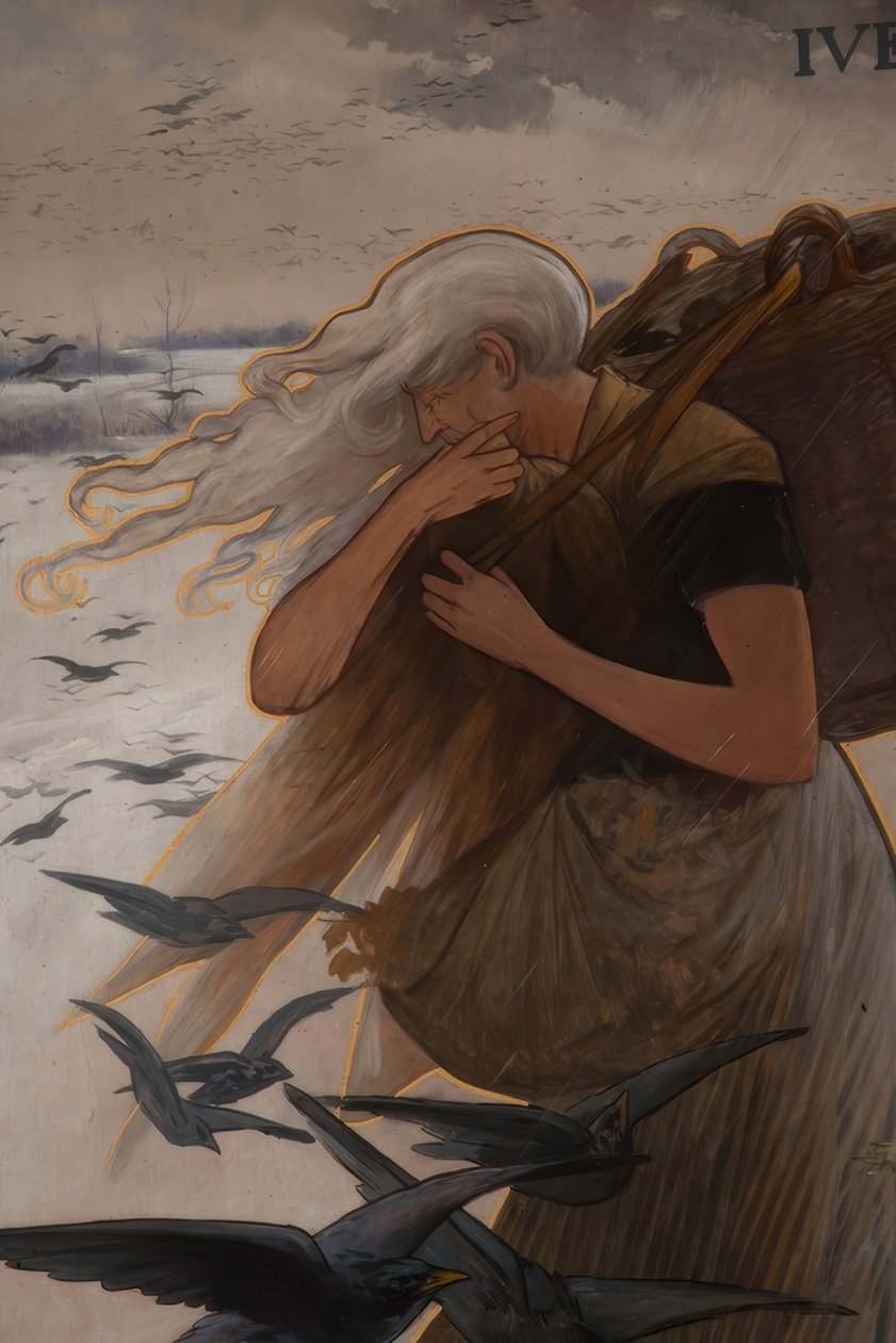 Allegory of Winter by Alexandre de Riquer