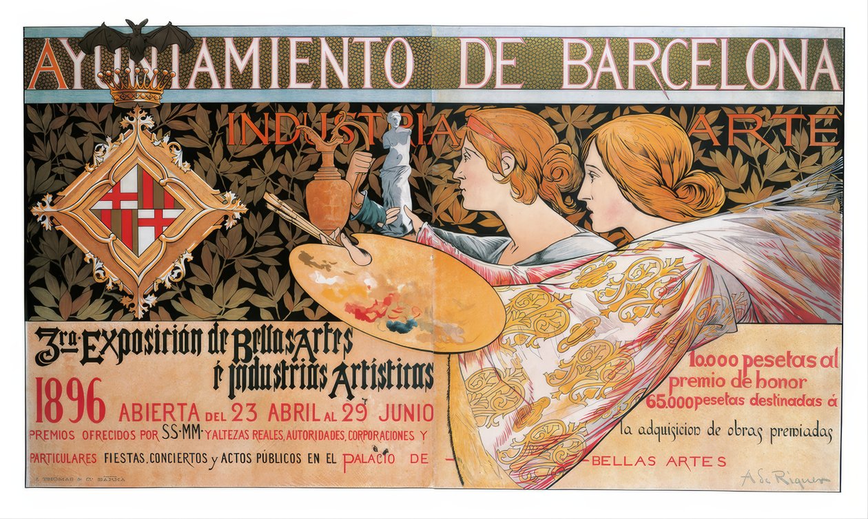 Exhibition of Fine Arts and Artistic Industries by Alexandre de Riquer