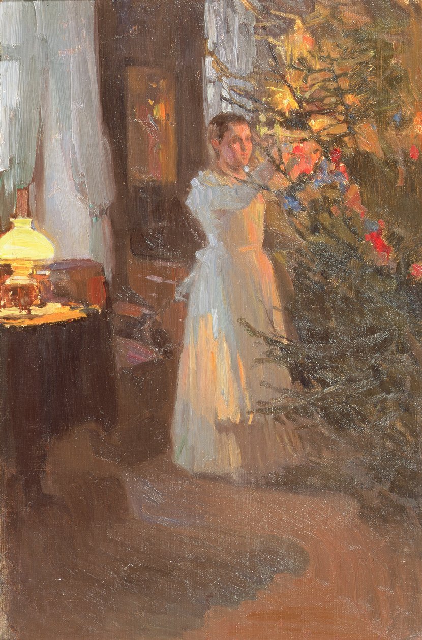 The Christmas Tree by Alexei Mikhailovich Korin