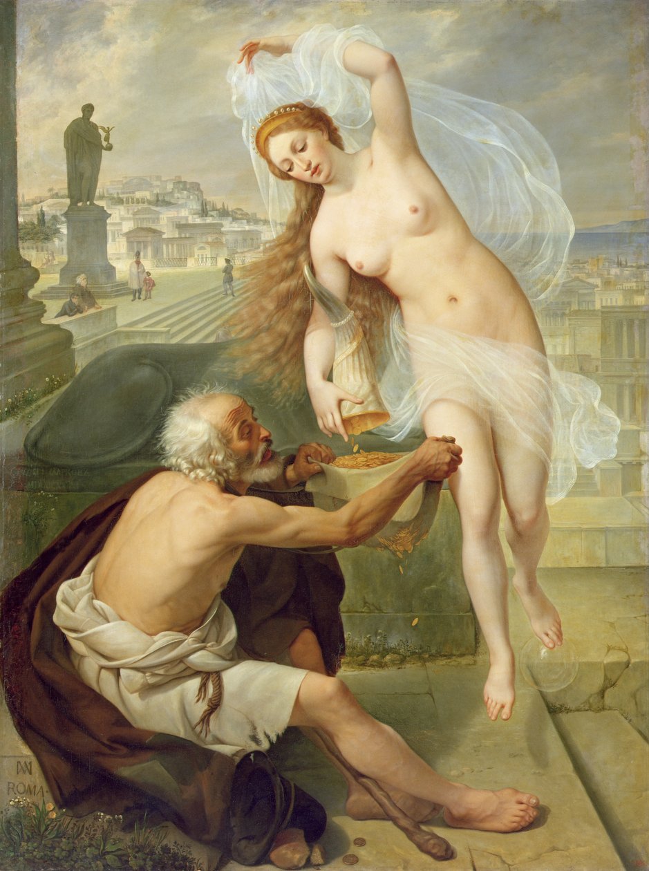 Fortuna and Beggar by Alexei Tarasovich Markov