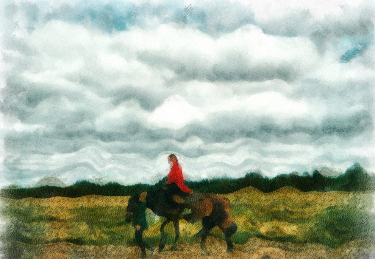 Horse Riding by Alexei Makhov