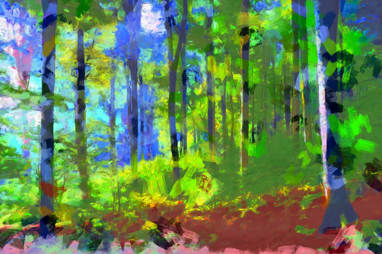 Morning Forest by Alexei Makhov