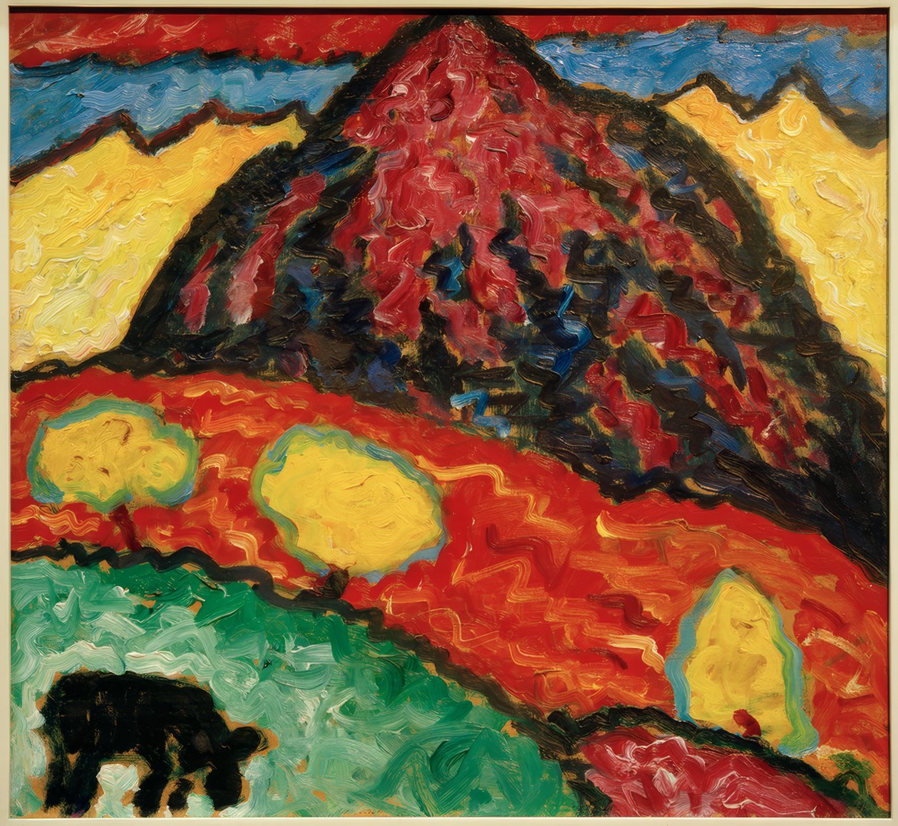 Landscape with Cow by Alexej von Jawlensky
