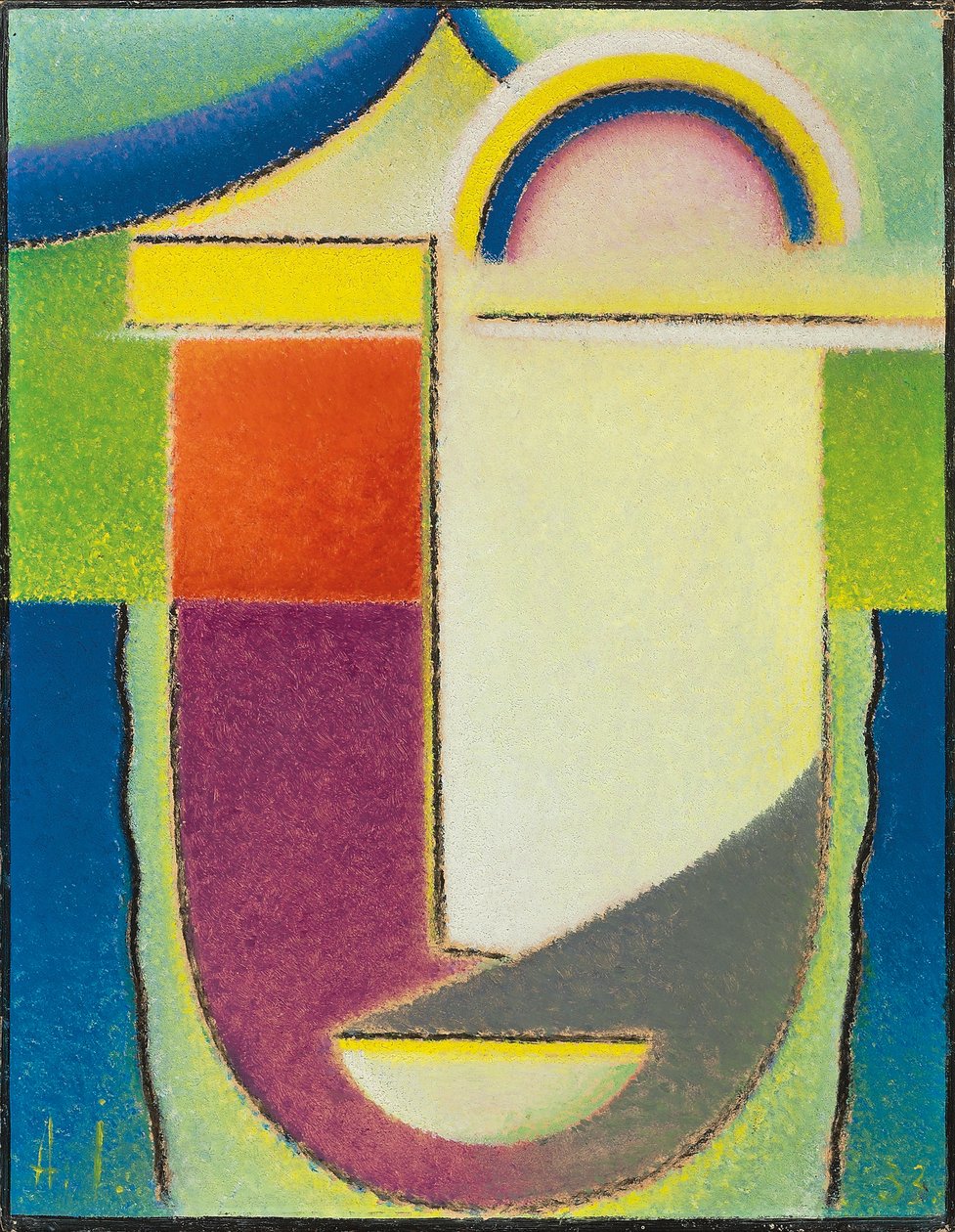 Abstract Head: Easter by Alexej von Jawlensky