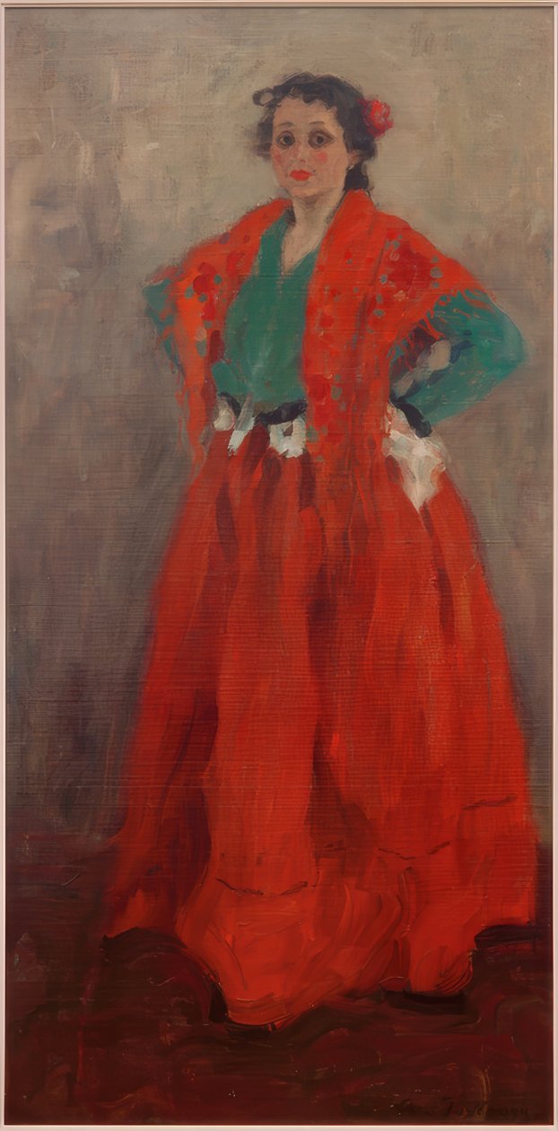 Helene in Spanish Costume by Alexej von Jawlensky
